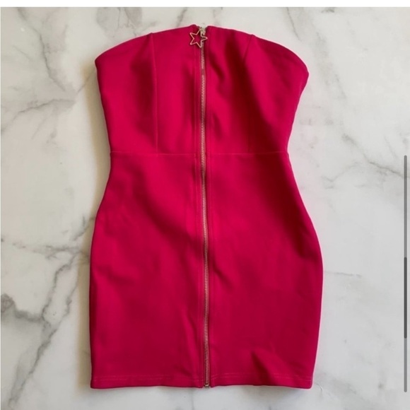 superdown Dresses & Skirts - SUPERDOWN REVOLVE  DRESS ZIPPER PINK carol